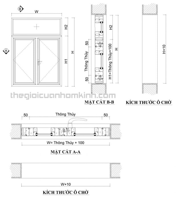 Kích thước cửa nhôm Xingfa hệ 55: Hướng dẫn chi tiết và Ứng dụng trong thiết kế hiện đại